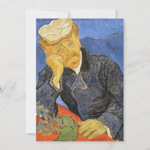 Vincent Van Gogh - Porträt von Dr. Paul Gachet Dankeskarte