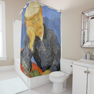 Vincent Van Gogh - Porträt von Dr. Paul Gachet Duschvorhang