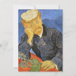 Vincent Van Gogh - Porträt von Dr. Paul Gachet Einladung