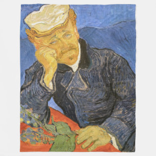 Vincent Van Gogh - Porträt von Dr. Paul Gachet Fleecedecke