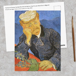 Vincent Van Gogh - Porträt von Dr. Paul Gachet Postkarte