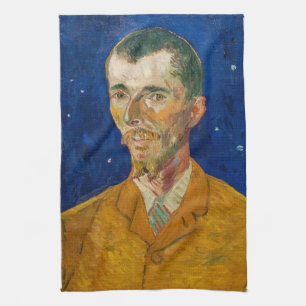 Vincent Van Gogh - Porträt von Eugene Boch, Arles Geschirrtuch
