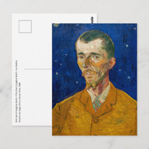 Vincent Van Gogh - Porträt von Eugene Boch, Arles Postkarte