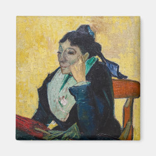Vincent Van Gogh - Porträt von Madame Ginoux Magnet