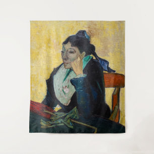 Vincent Van Gogh - Porträt von Madame Ginoux Wandteppich