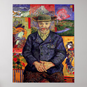 Vincent Van Gogh - Porträt von Père Tanguy Poster