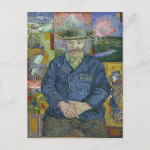 Vincent Van Gogh - Porträt von Pere Tanguy Postkarte