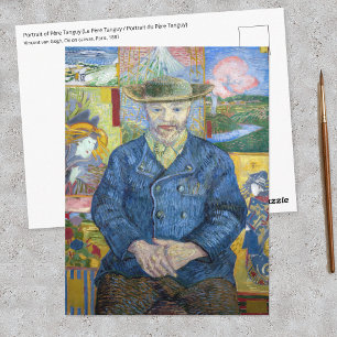 Vincent van Gogh - Porträt von Pere Tanguy Postkarte