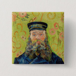 Vincent Van Gogh - Postbote Joseph Roulin Button