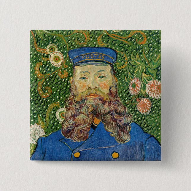 Vincent Van Gogh - Postbote Joseph Roulin Button (Vorderseite)