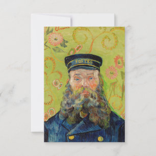 Vincent Van Gogh - Postman Joseph Roulin Dankeskarte