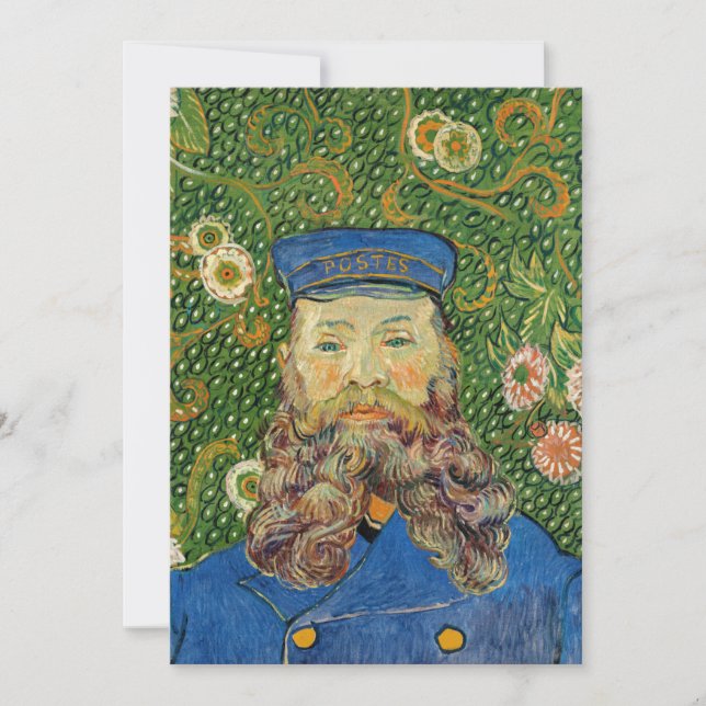 Vincent Van Gogh - Postman Joseph Roulin Einladung (Vorderseite)