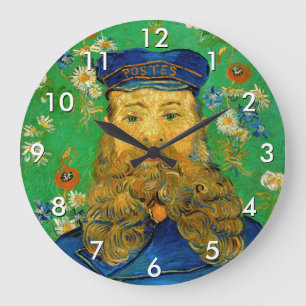 Vincent Van Gogh - Postman Joseph Roulin Große Wanduhr