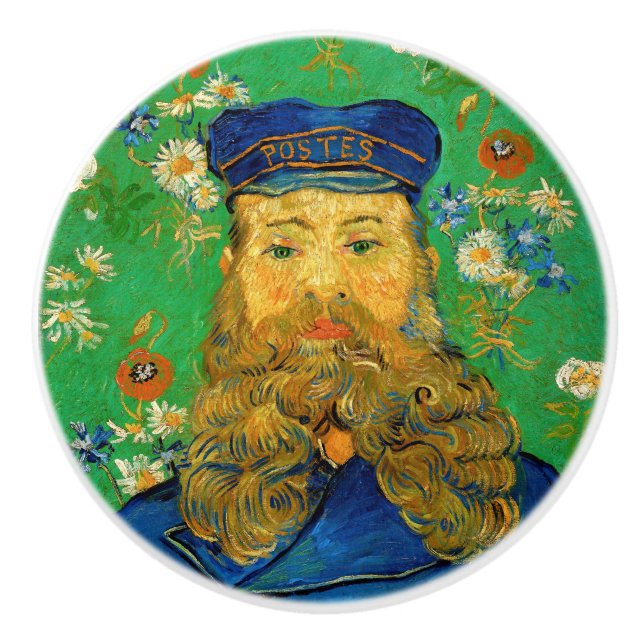 Vincent Van Gogh - Postman Joseph Roulin Keramikknauf (Vorderseite)