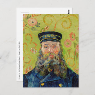 Vincent Van Gogh - Postman Joseph Roulin Postkarte
