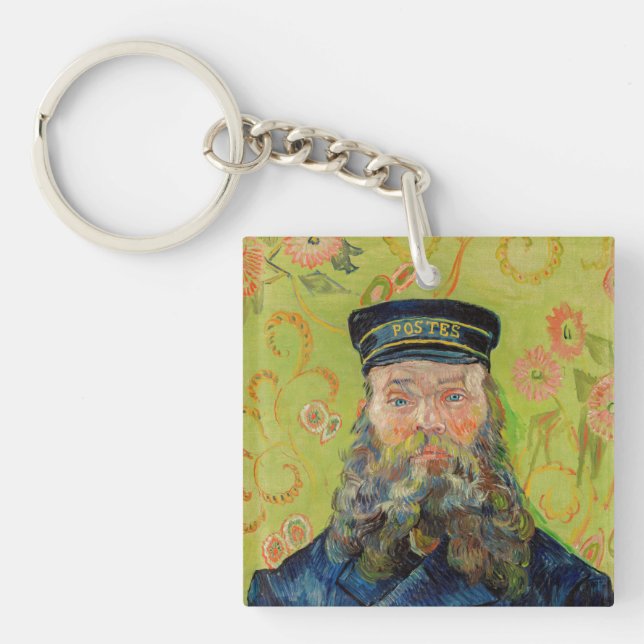 Vincent Van Gogh - Postman Joseph Roulin Schlüsselanhänger (Vorderseite)