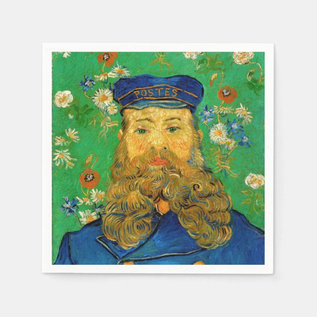 Vincent Van Gogh - Postman Joseph Roulin Serviette (Vorderseite)