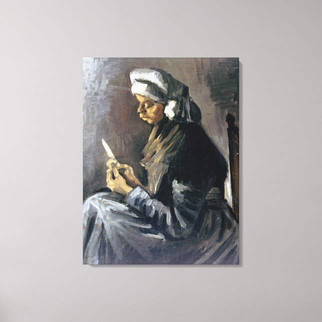 Vincent van Gogh Potato Peeler Leinwanddruck (Vorderseite)