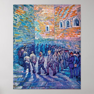 Vincent Van Gogh - Prisoners Walking The Round Poster