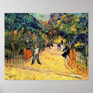 Vincent Van Gogh - Public Park in Arles Fine Art Poster