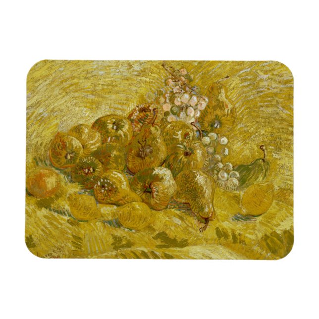 Vincent van Gogh - Quinces, Zitronen, Birnen Magnet (Horizontal)