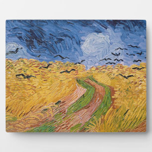 Vincent van Gogh Radfeld mit Krähen, 1890 Fotoplatte