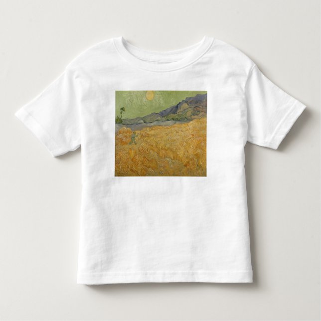 Vincent van Gogh| Radfeld mit Sensenmann, 1889 Kleinkind T-shirt (Vorderseite)