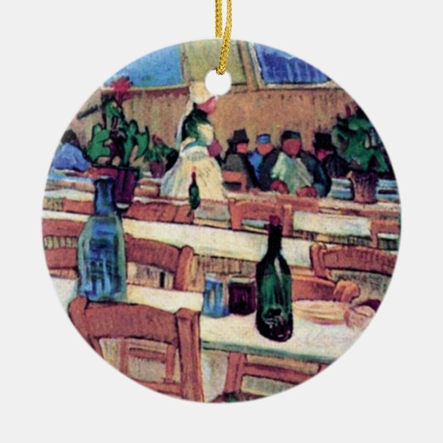 Vincent Van Gogh - Räume des Restaurants Keramikornament (Vorne)