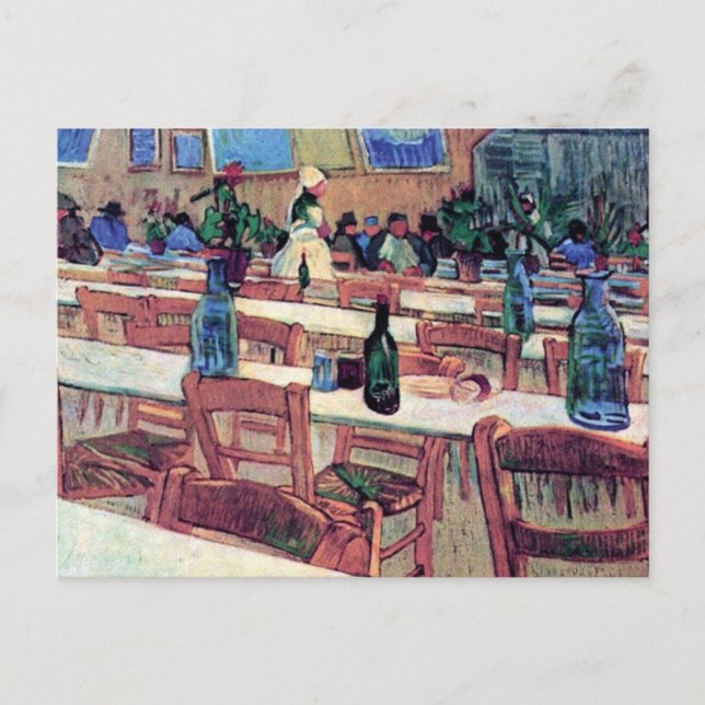 Vincent Van Gogh - Räume des Restaurants Postkarte (Vorderseite)