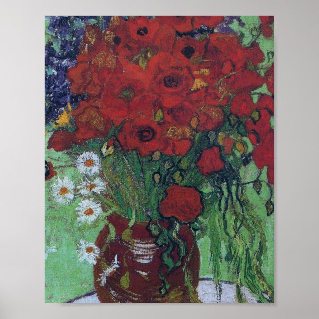 Vincent Van Gogh - Red Poppies and Daisies Poster (Vorne)