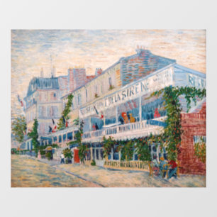 Vincent van Gogh - Restaurant de la Sirene Fensteraufkleber