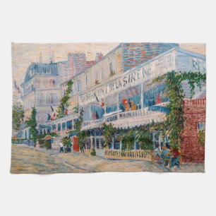 Vincent van Gogh - Restaurant de la Sirene Geschirrtuch