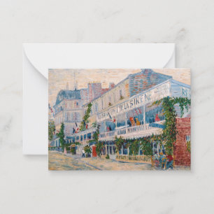Vincent van Gogh - Restaurant de la Sirene Mitteilungskarte
