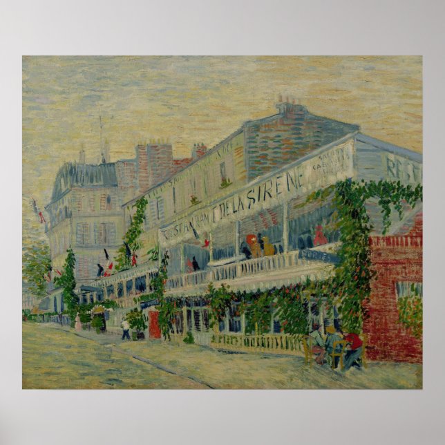 Vincent van Gogh | Restaurant de la Sirene Poster (Vorne)