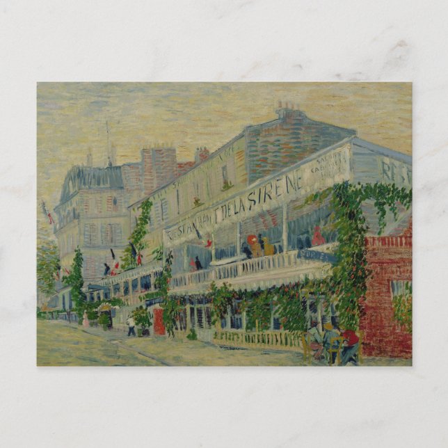 Vincent van Gogh | Restaurant de la Sirene Postkarte (Vorderseite)