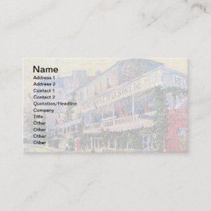 Vincent Van Gogh - Restaurant De La Sirene Visitenkarte