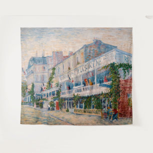 Vincent van Gogh - Restaurant de la Sirene Wandteppich