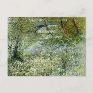 Vincent van Gogh River Bank Postcard   Schöne Postkarte