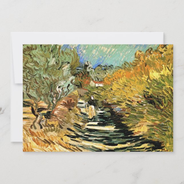 Vincent van Gogh Road bei Saint-Remy, weibliche Ab (Vorderseite)