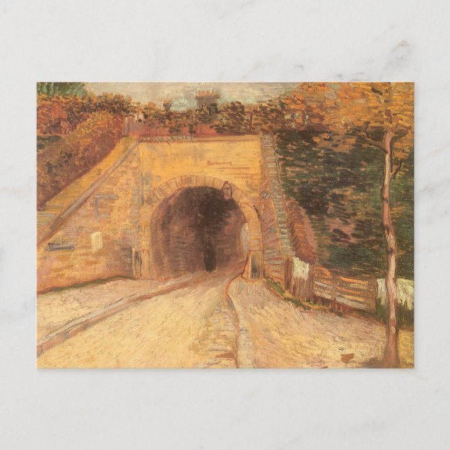 Vincent van Gogh - Roadway Underpass, The Viadukt Postkarte (Vorderseite)