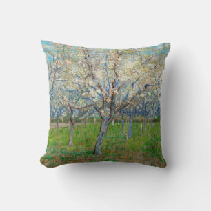 Vincent van Gogh - Rosa Obstgarten Kissen