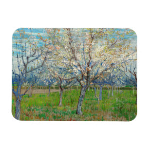 Vincent van Gogh - Rosa Obstgarten Magnet
