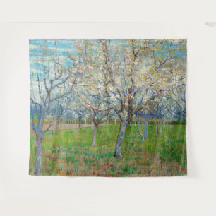 Vincent van Gogh - Rosa Obstgarten Wandteppich