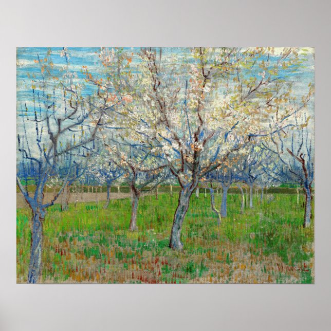 Vincent van Gogh - Rosa Orchard Poster (Vorne)