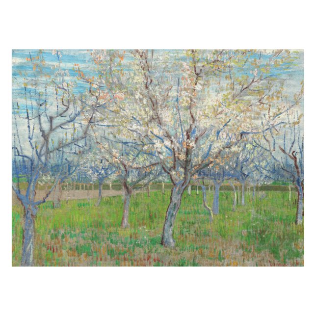 Vincent van Gogh - Rosa Orchard Tischdecke (Vorderseite (Horizontal))