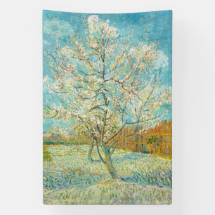 Vincent van Gogh - Rosa Pfirsichbaum in Blüte Banner