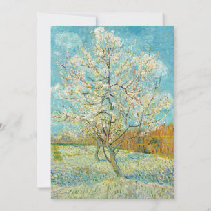 Vincent van Gogh - Rosa Pfirsichbaum in Blüte Dankeskarte