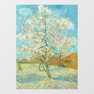 Vincent van Gogh - Rosa Pfirsichbaum in Blüte Fensteraufkleber