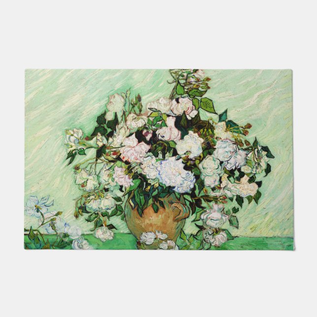 Vincent Van Gogh Rose (1890)  Fußmatte (Vorderseite)