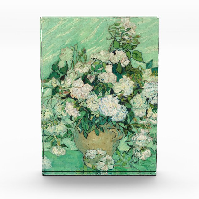 Vincent van Gogh Rose Fotoblock (Vorderseite)